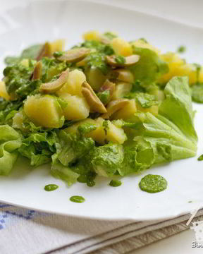 Теплый картофельный салат