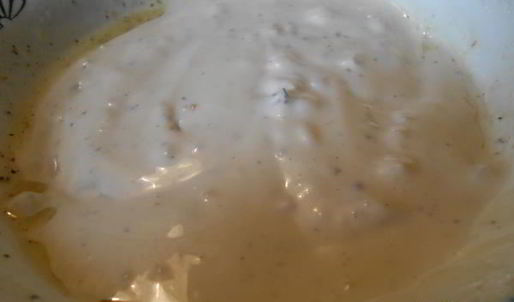 теплый салат с запеченным картофелем