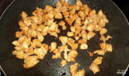 мясной салат с болгарским перцем