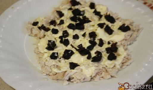 новогодний салат обезьянка