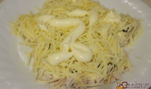 новогодний салат обезьянка