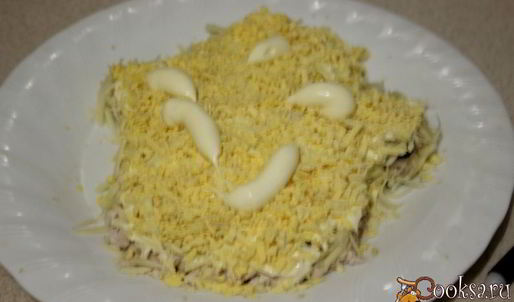 новогодний салат обезьянка