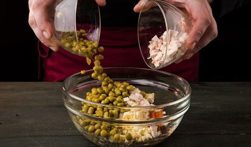 легкий салат оливье