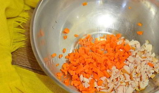 оливье копченый