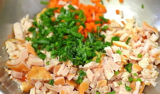 оливье копченый