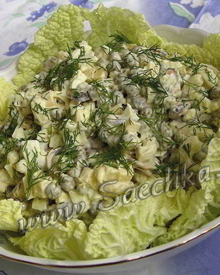 Рецепт оливье с курицей