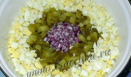 оливье с курицей