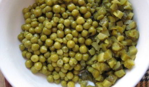 оливье с тунцом рождественский венок