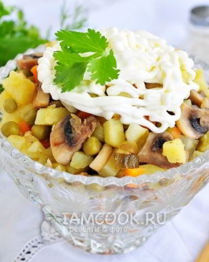 Рецепт постного оливье