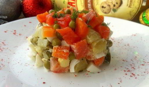 рыбный оливье