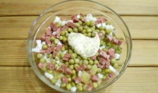 салат обезьянка оливье