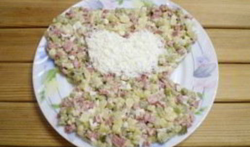 салат обезьянка оливье