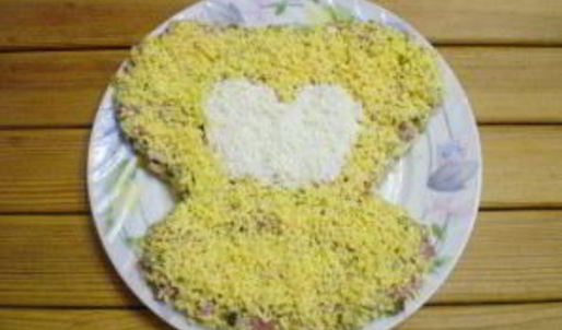 салат обезьянка оливье