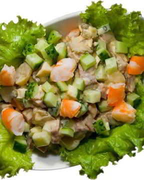 Салат Оливье настоящий