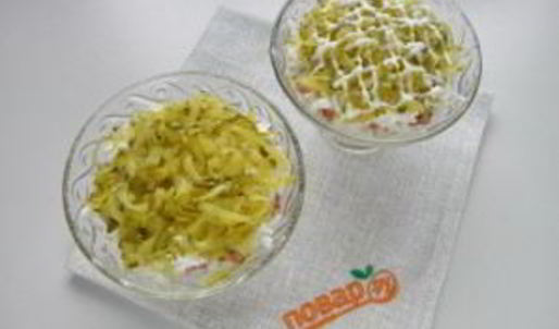 салат оливье под шубой