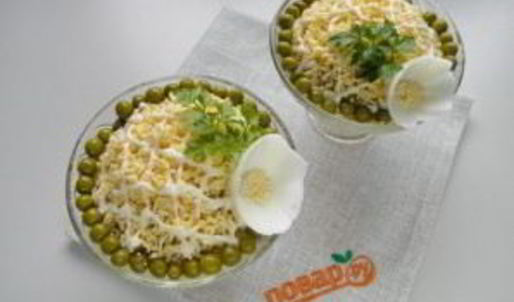 салат оливье под шубой