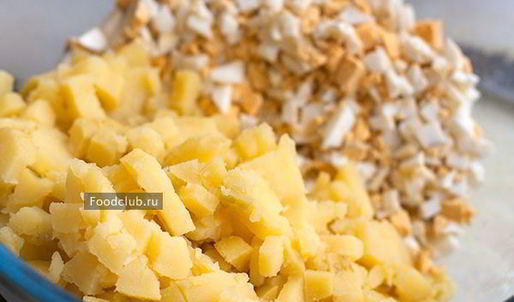 салат оливье с говядиной