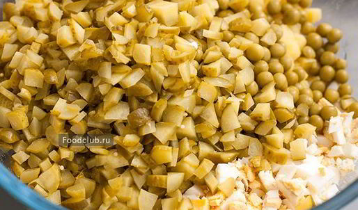 салат оливье с говядиной