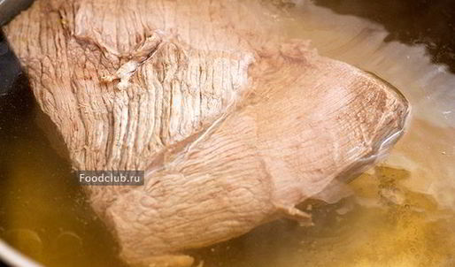 салат оливье с говядиной