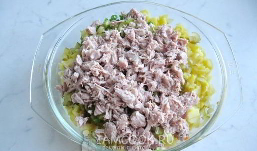 салат оливье с индейкой