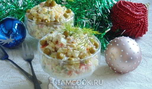 салат оливье с индейкой