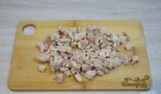 салат оливье с курицей