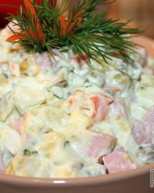 Салат оливье Столичный