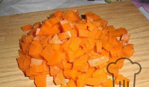 салат оливье в виде козы