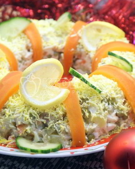 Рецепт салата с курицей праздничное оливье