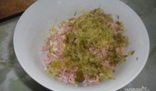 закуска оливье-рулет