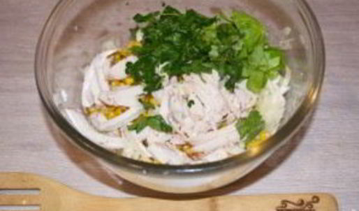 салат афины