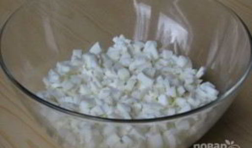 салат из курицы и ананасов