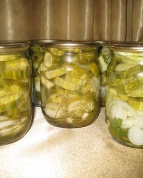 Салат из огурцов Зимний король на зиму