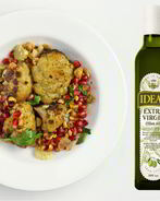 Салат из печеной цветной капусты и фундука