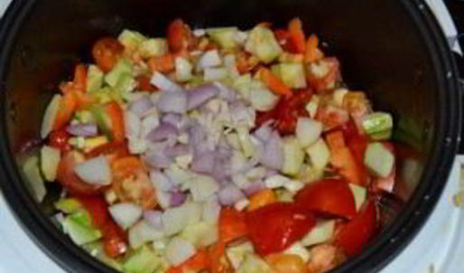 салат из помидоров и кабачков на зиму