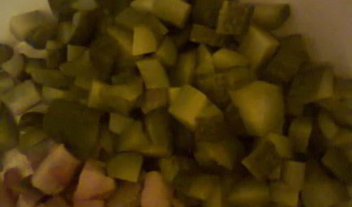 салат из сельди с грибами