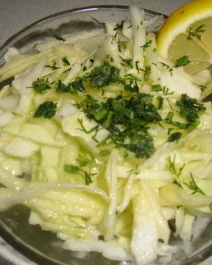 Салат из свежей капусты