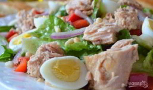 салат из тунца в масле