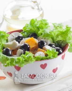 Салат из тыквы с сыром