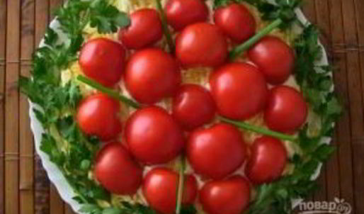 салат красная поляна