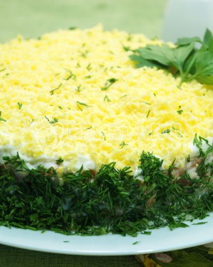 Рецепт классического салата мимоза