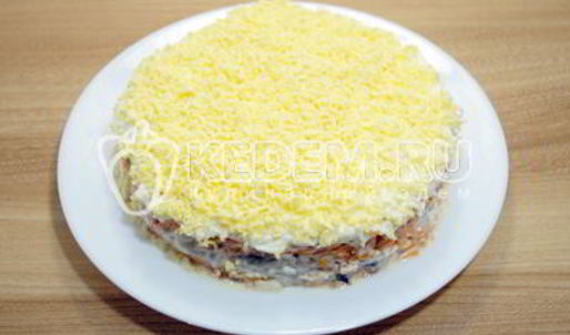 классический салат мимоза