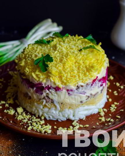 Рецепт салата мимоза с сыром