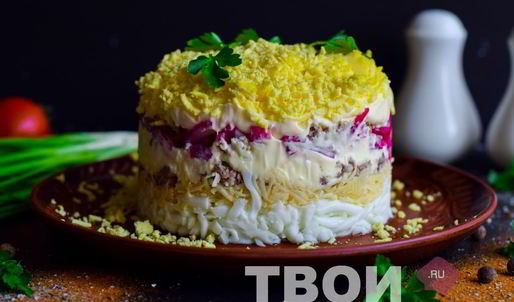 салат мимоза с сыром