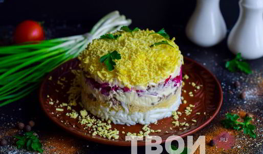 салат мимоза с сыром