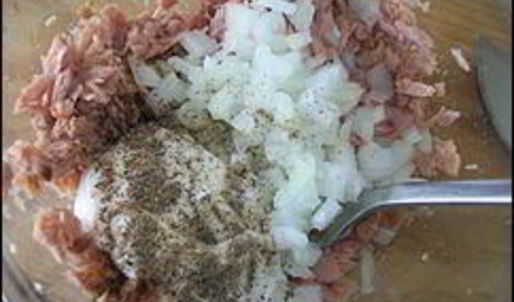 салат мимоза с тунцом