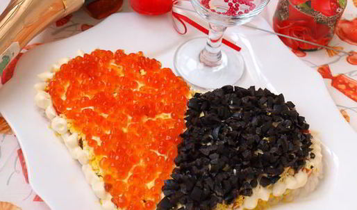 салат моей половинке