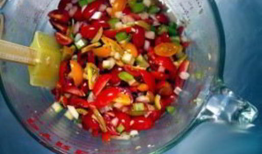 салат морской коктейль с креветками