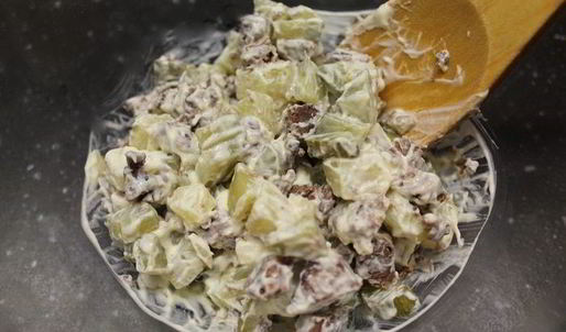 салат мясной