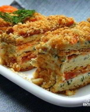 Салат Наполеон с курицей